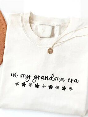 In My Grandma Era Shirt, Floral Grandma Tee, Proud Nana Shirt Gift